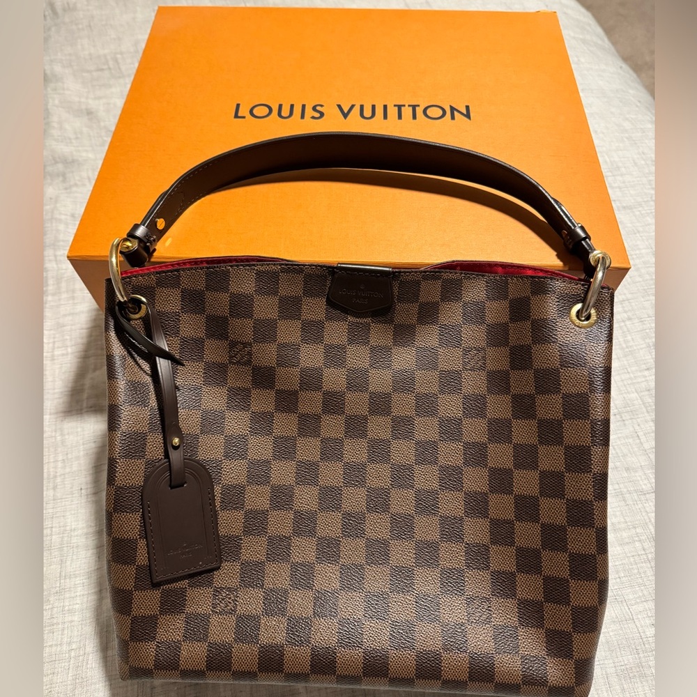 Louis Vuitton Damier Ebene Graceful PM Shoulder Bag